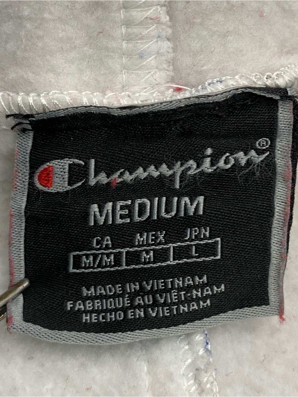 Champion Super Fleece 3.0 Overall an all-over jock tag print unisex size M - Picture 11 of 14